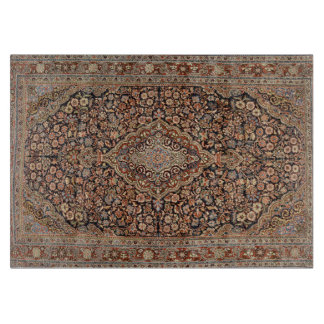 Persian Silk Rug Print Cutting Board