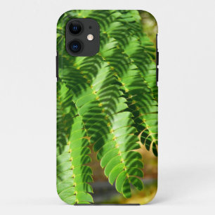 Persian Silk Tree leaves iPhone SE+5/5S Case