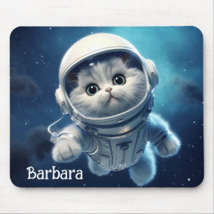 Persian Space Cat  Mouse Mat