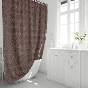Persian sunniest framed ethnic pattern shower curtain