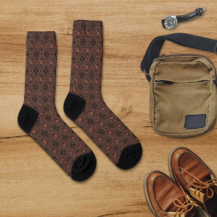 Persian sunniest framed ethnic pattern socks