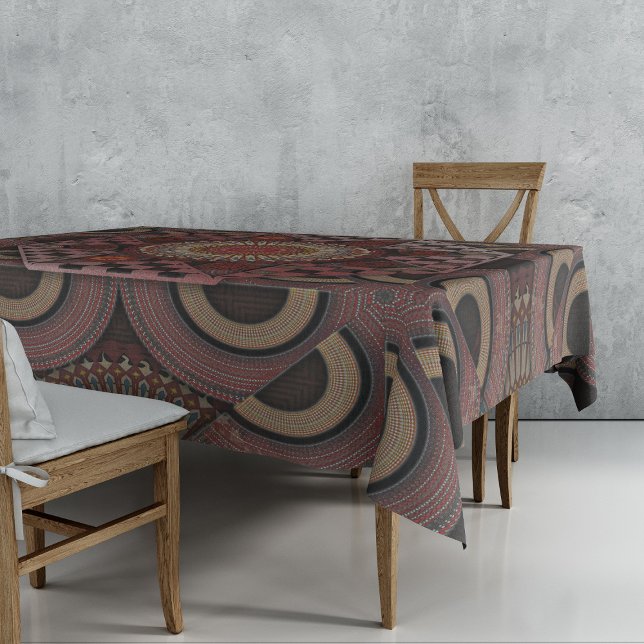 Persian sunniest framed ethnic semicircle mandala tablecloth (Creator Uploaded)