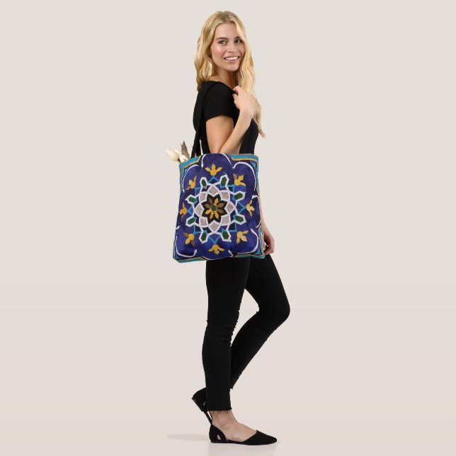 Persian TIle Tote Bag (On Model)
