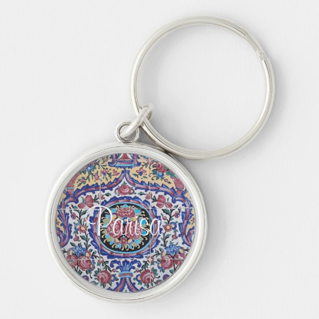 Persian Tiles Key Ring (Front)