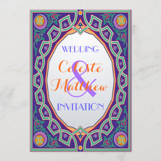Persian Turkish Arabian Moroccan Wedding or Party Invitation