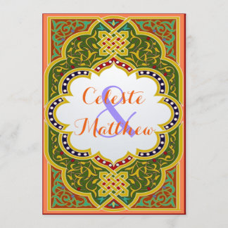 Persian Turkish Arabian Moroccan Wedding or Party Invitation