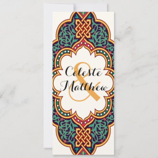 Persian Turkish Arabian Moroccan Wedding or Party Invitation