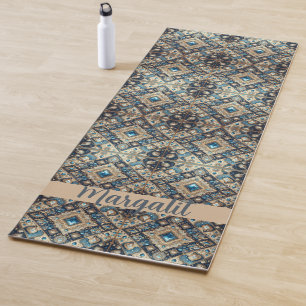 Persian Turkish Arabic Indian Rug Designer Style Yoga Mat