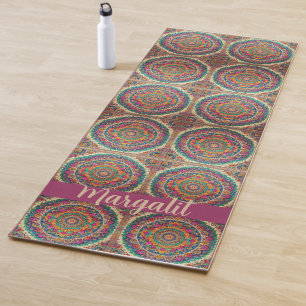 Persian Turkish Arabic Indian Rug Designer Style Yoga Mat
