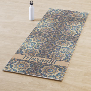 Persian Turkish Arabic Indian Rug Designer Style Yoga Mat