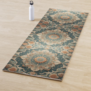 Persian Turkish Arabic Indian Rug Designer Style Yoga Mat