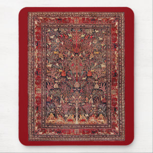 Persian Vintage Antique Carpet Nature Fine Art Mouse Mat