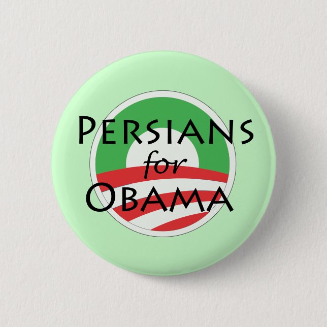 Persians for Obama 6 Cm Round Badge (Front)