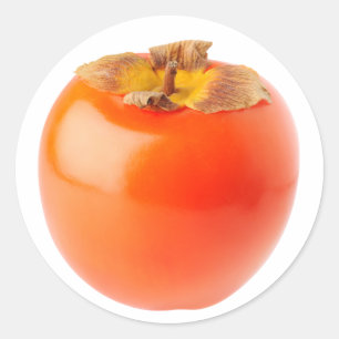 Persimmon Classic Round Sticker