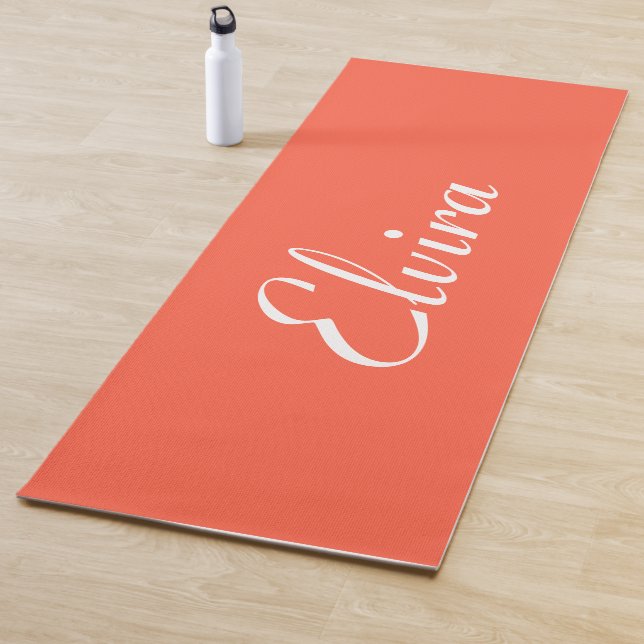 Persimmon Elegant Name | Stylish Trendy Yoga Mat (In Situ)