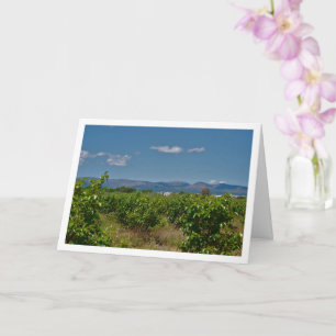 Persimmon Field Landscape Card