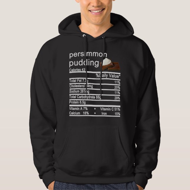 persimmon pudding hoodie (Front)