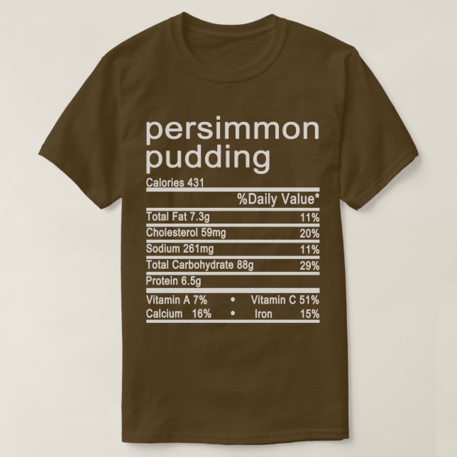 persimmon pudding T-Shirt (Design Front)