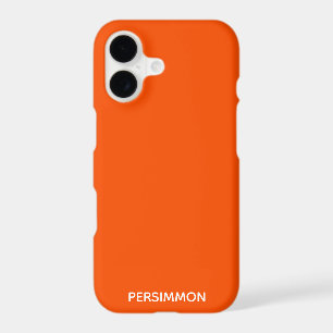 Persimmon red colour name
