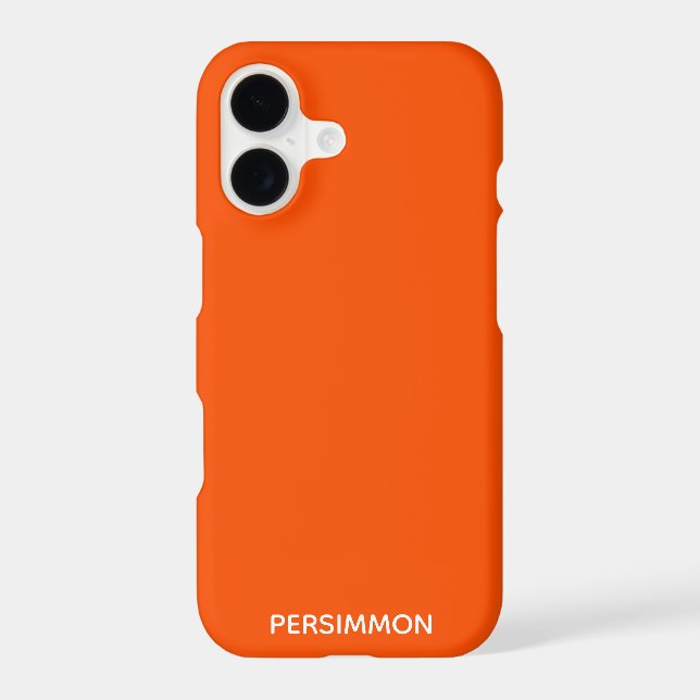 Persimmon red colour name (Back)