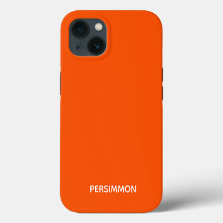 Persimmon red colour name Case-Mate iPhone case