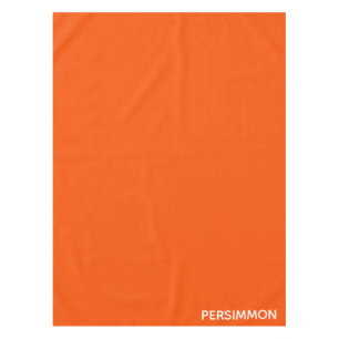 Persimmon red colour name tablecloth