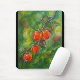 Persimmons in the October Mist by Alfred Fox Mouse Mat