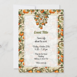 Persimmons Invitation