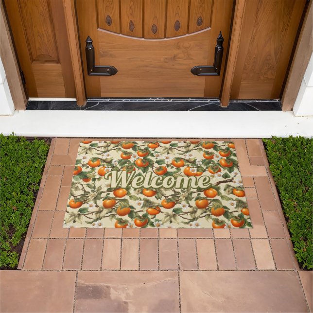 Persimmons Pattern Doormat (Outdoor)