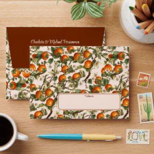 Persimmons Pattern Envelope