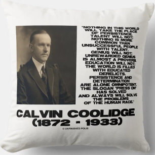Persistence Determination Omnipotent Coolidge Cushion