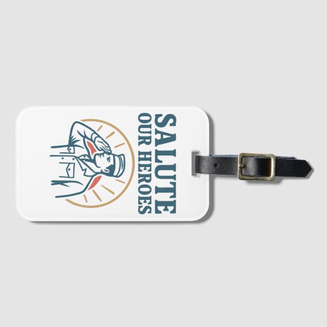 Persistent Positivity Luggage Tag (Front Horizontal)