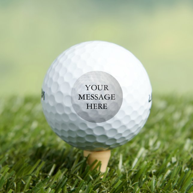 Persoanlized Name Message Golf Balls (Insitu Tee)