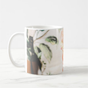 Person holding ice cream cone with three flavours  coffee mug