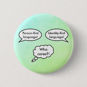 Person Identity Speech Bubbles Button