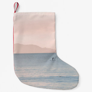 PERSON PADDLE BOARDING SMALL CHRISTMAS STOCKING