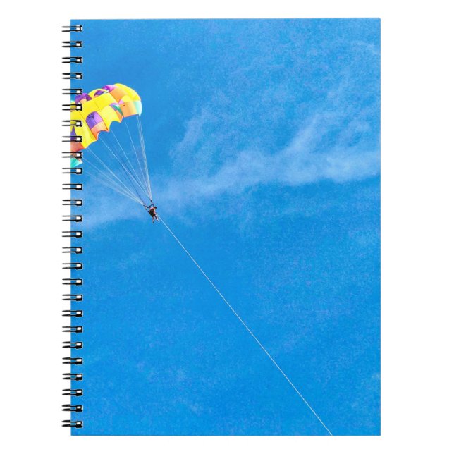 Person paragliding outdoors notebook (Front)