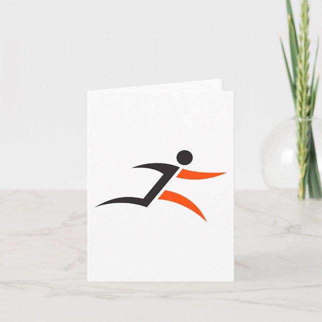 Person Running Design Card (Creator Uploaded)