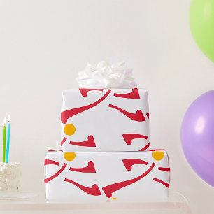 Person Running Icon Wrapping Paper