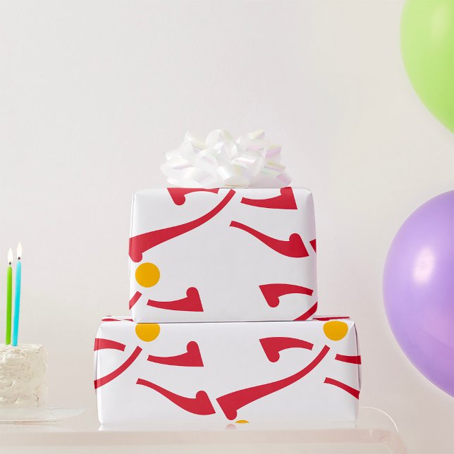 Person Running Icon Wrapping Paper (Creator Uploaded)