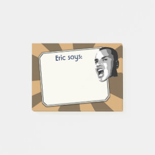 Person Shouting on any Colour Light Beams Post-it Notes