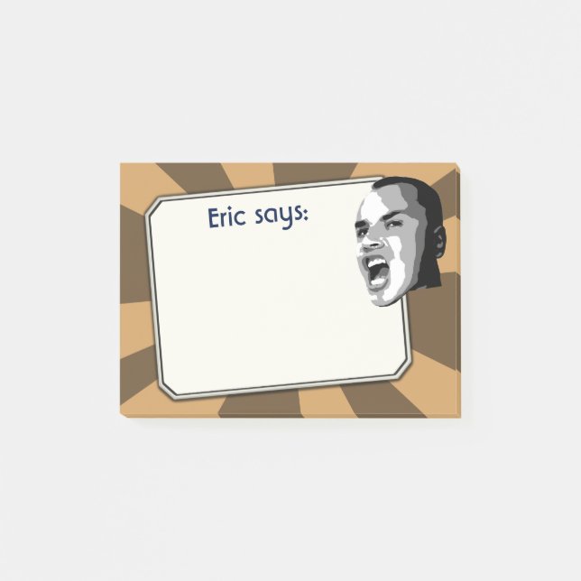 Person Shouting on any Colour Light Beams Post-it Notes (Front)