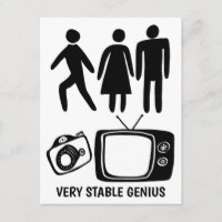 PERSON WOMAN MAN CAMERA TV Stable Genius