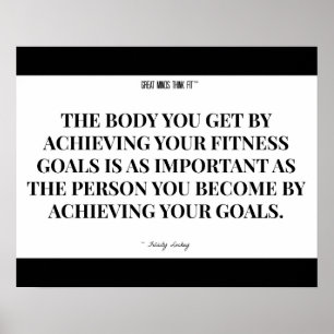 Person You Become: Black and White Poster