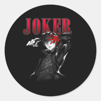 Persona 5 Joker Neutral Classic Round Sticker