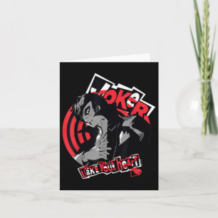 Persona 5 Joker Take Your Heart Atlus Card