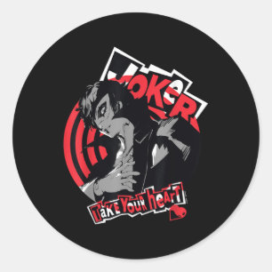 Persona 5 Joker Take Your Heart Atlus  Classic Round Sticker