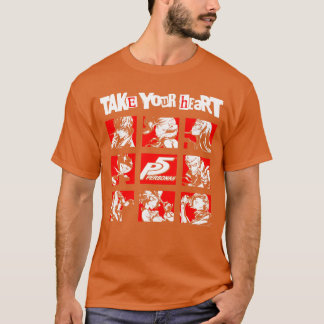 Persona 5ake Your Heart Character Grid RPG Video G T-Shirt