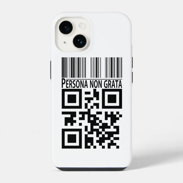 Persona non grata iPhone case (Back)