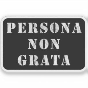 Persona Non Grata (vintage white)